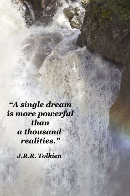 A Single Dream Is More Powerful Than A Thousand Realities - Strong Motivational Quote