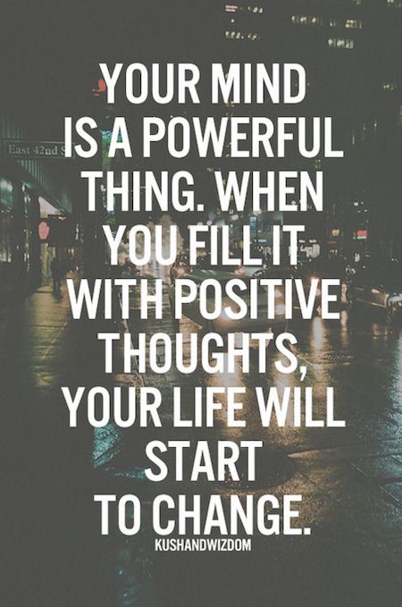 Your Mind Is A Powerful Thing - Strong Motivational Quote