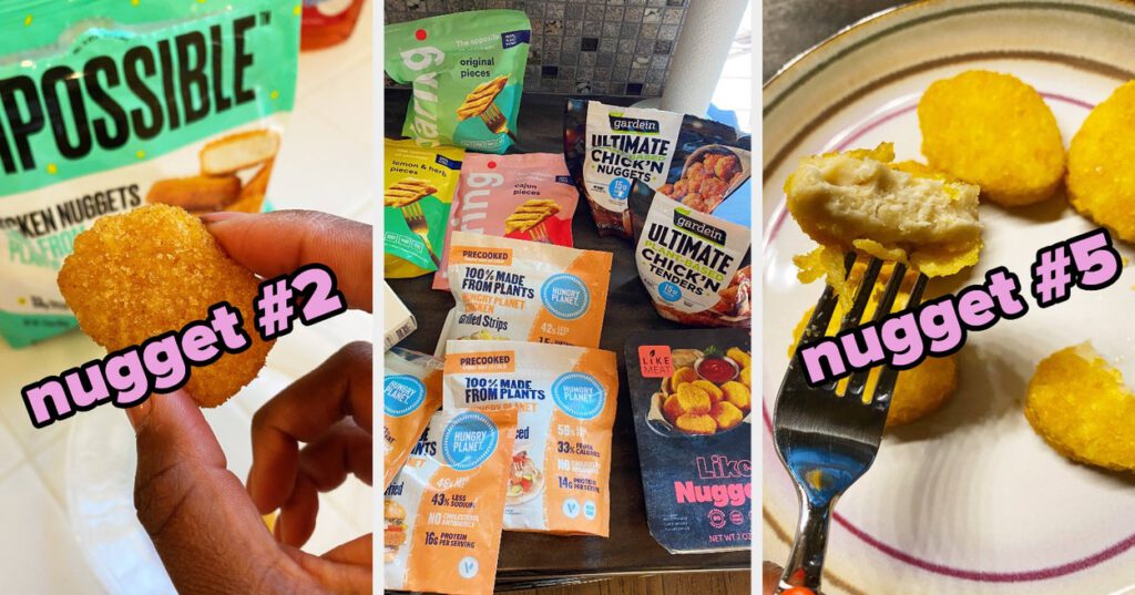 We Tried 8 Of The Most Popular Vegan Chicken Nuggets