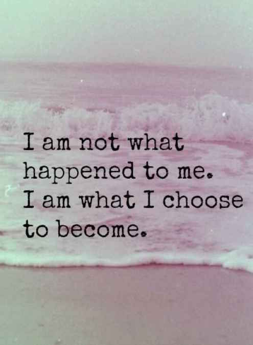 I Am What I Choose To Become - Motivational Quote on dream