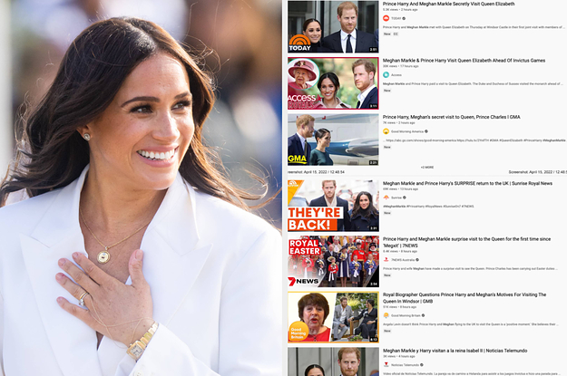Anti–Meghan Markle YouTube Channels Deranked From Search Results