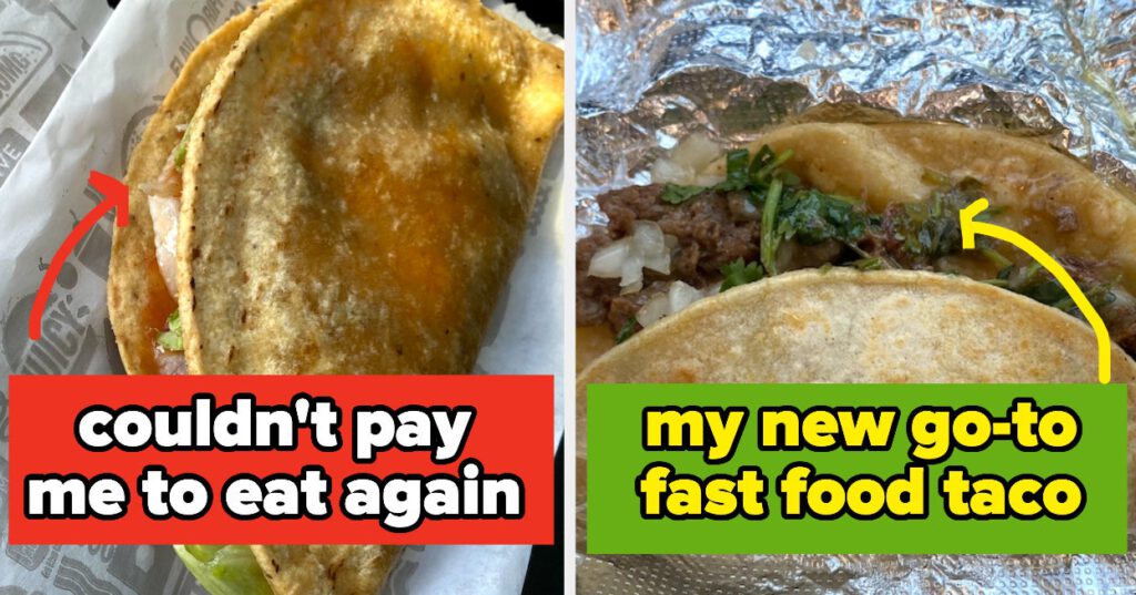Every Fast Food Taco, Ranked From Worst To Best
