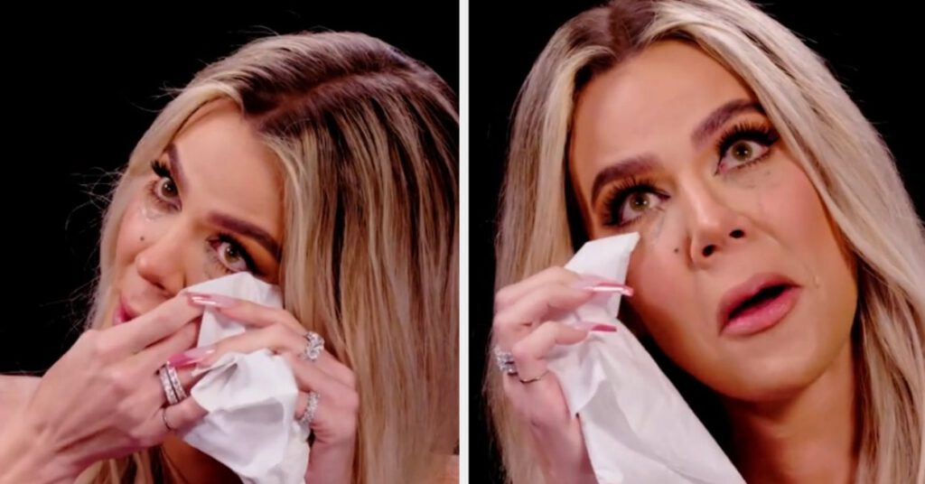 Khloé Kardashian Cries In Hot Ones Interview