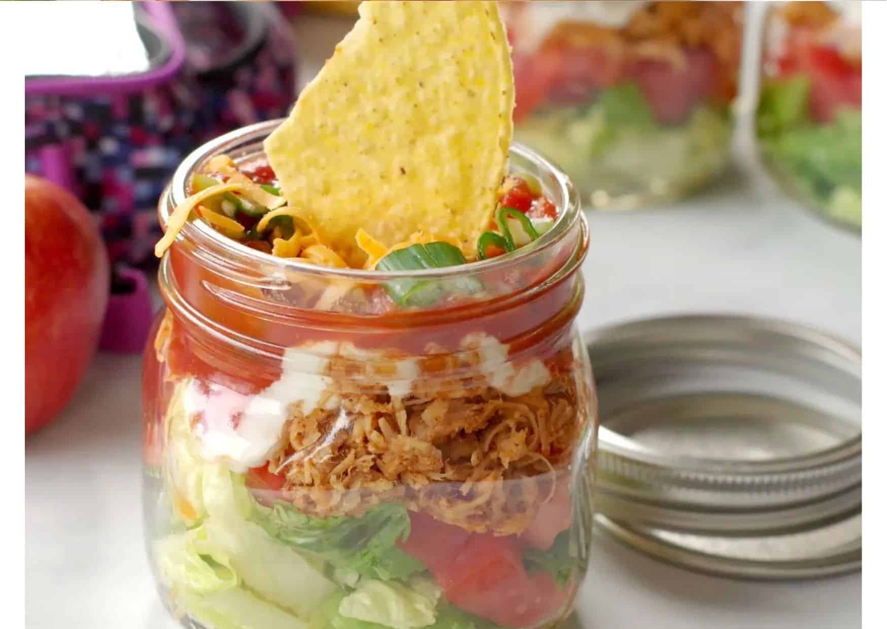 taco salad jars