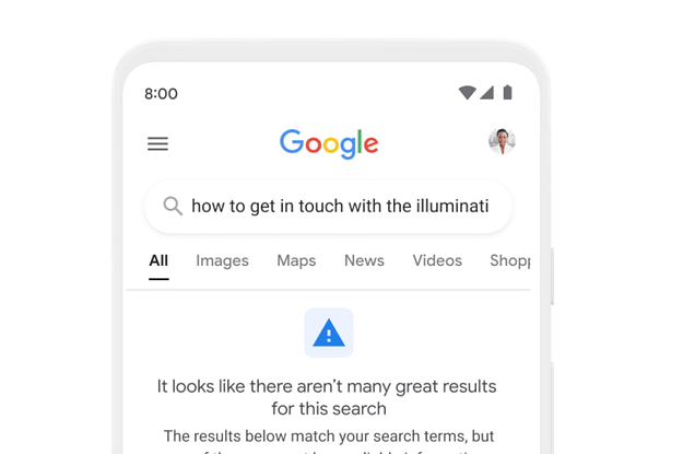 Google Will Start Letting You Know When You Can't Just Google It