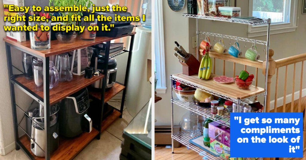 19 Best Baker’s Racks For Organizing Your Kitchen Space