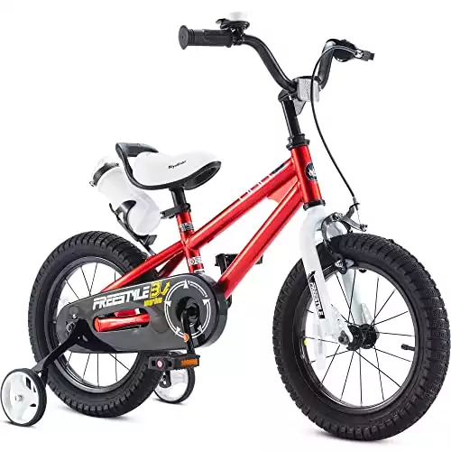 Freestyle BMX Bicycle with Training Wheels