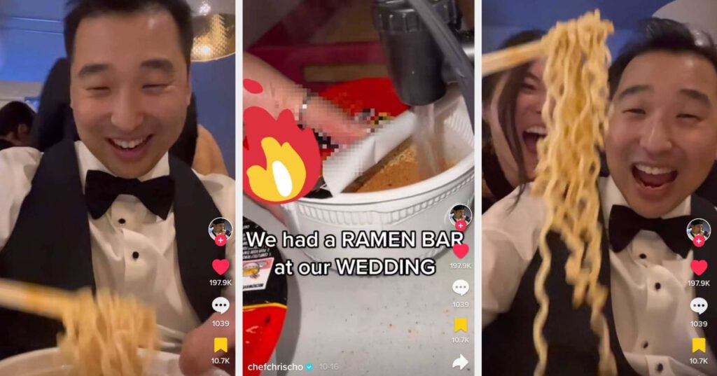 Korean American Chef Chris Cho Creates Ramen Bar For His Wedding