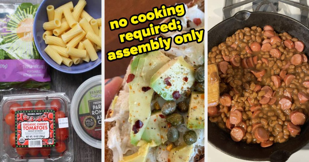 People Sharing Their Favorite Lazy Dinners