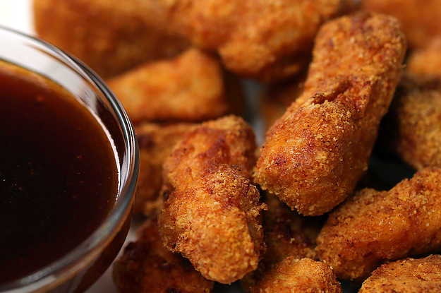 Gluten-Free Chicken Nuggets With Sweet And Sour Paprika Sauce